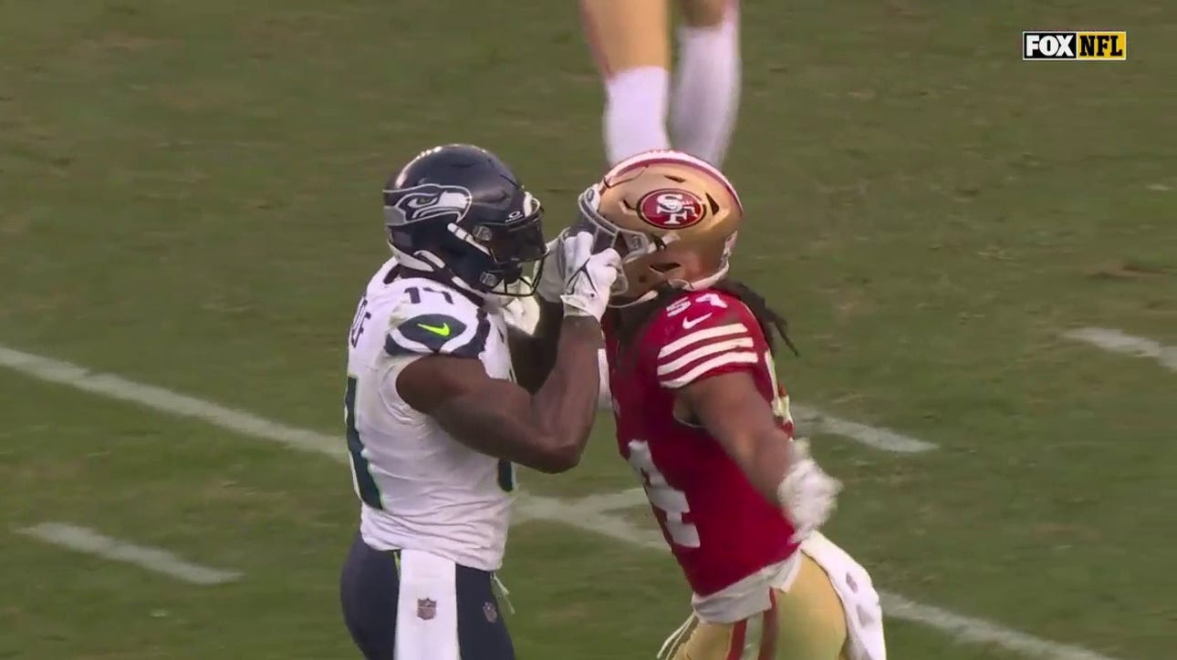 Seahawks' DK Metcalf gets ejected for slamming 49ers' Fred Warner to the ground | NFL Highlights