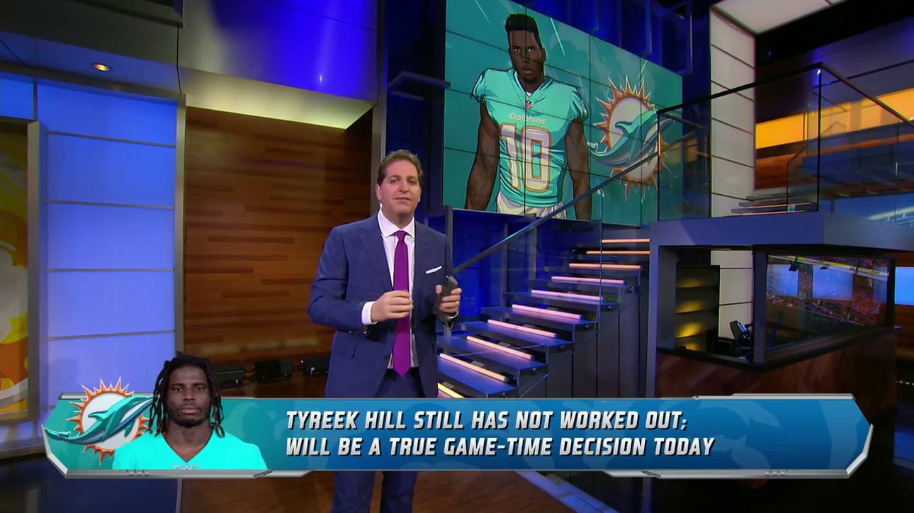 Tyreek Hill listed as game-time-decision, Aaron Rodgers could return next week and more | FOX NFL Kickoff