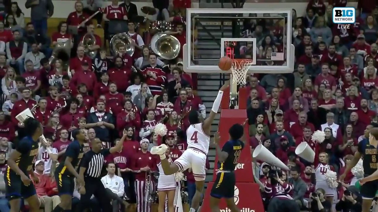 Indiana's Anthony Walker pulls off a smooth spin move and secures the and-1 finish