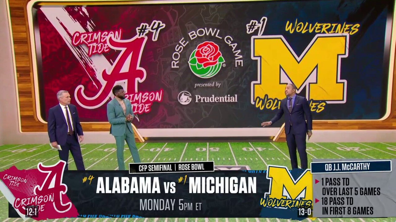 Previewing Alabama vs. Michigan, Texas vs. Washington