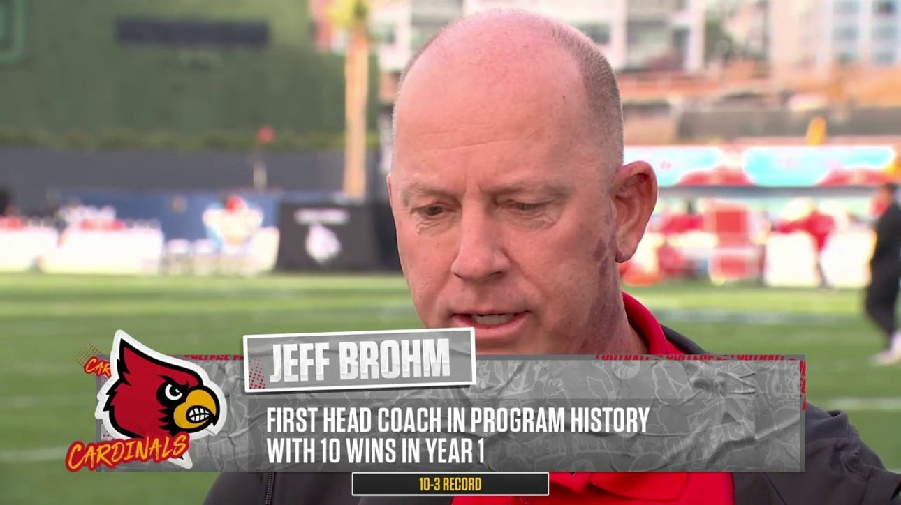 'They've played hungry' - Louisville HC Jeff Brohm on team preparing for USC in the Holiday Bowl