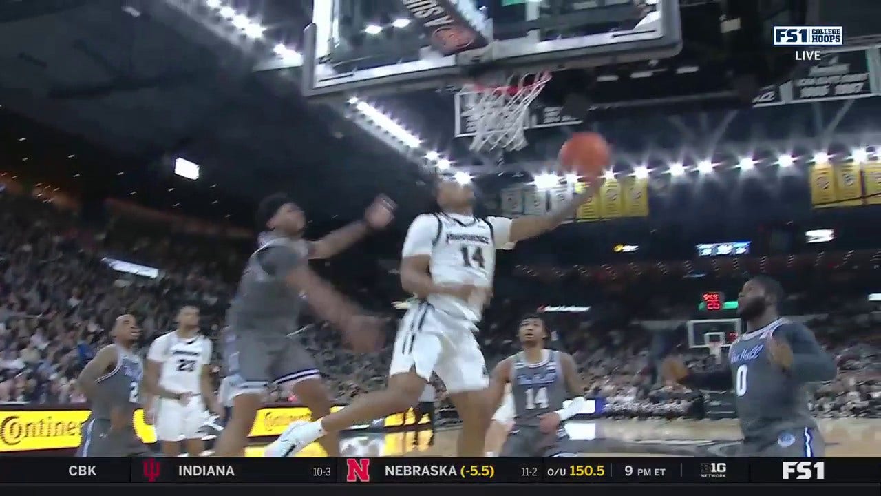 Bryce Hopkins swat leads to Corey Floyd reverse layup as Providence trims Seton Hall lead 