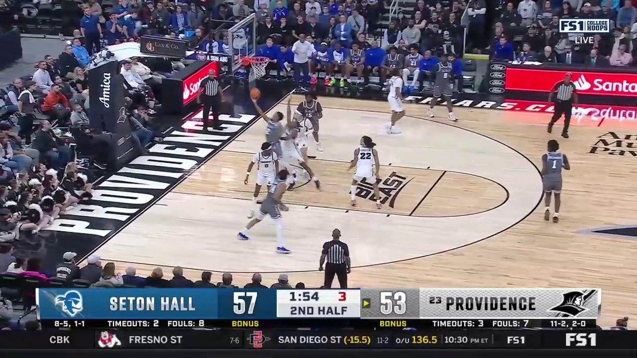 Al-Amir Dawes Finishes Scoop Layup To Seal Seton Hall's 61-57 Upset ...