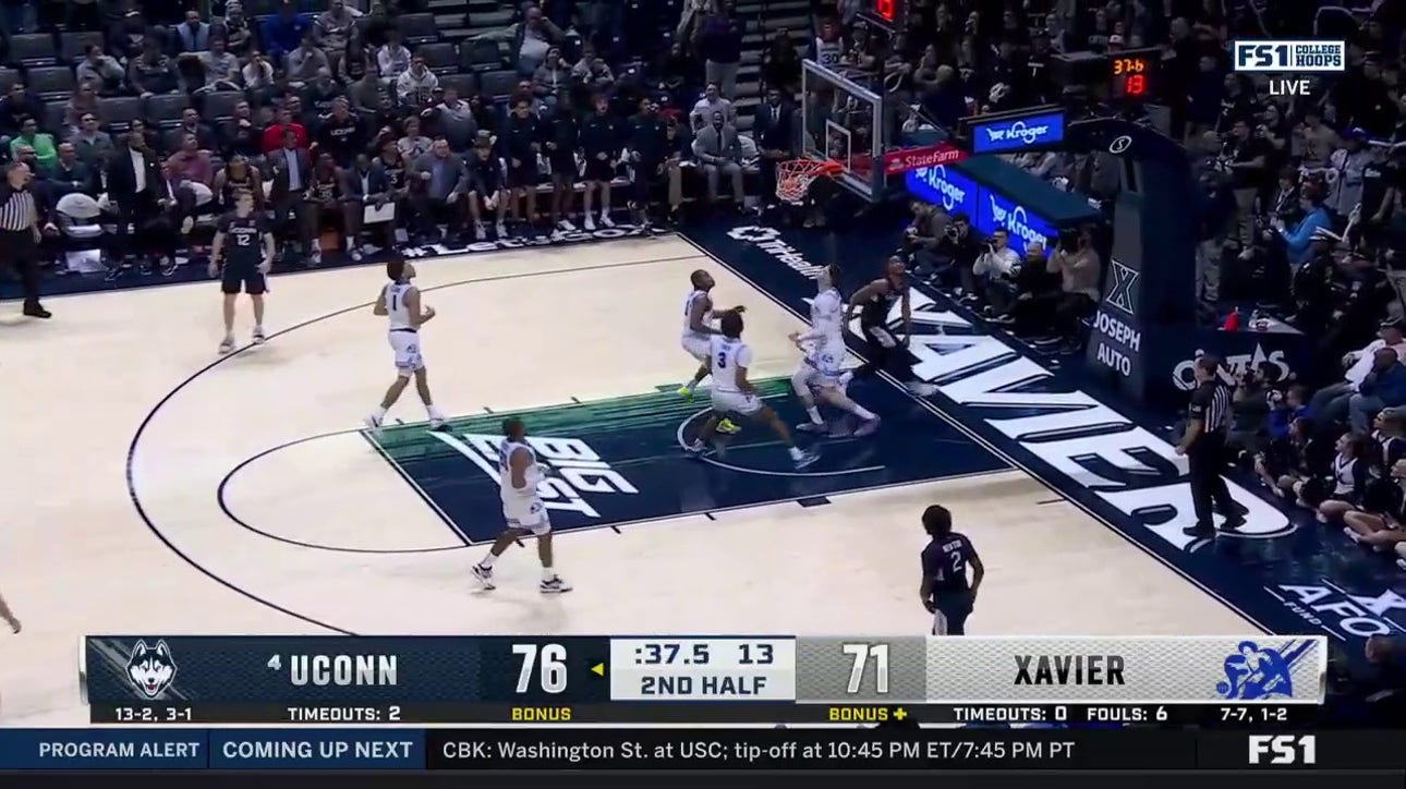 Stephon Castle's layup seals UConn's victory vs. Xavier