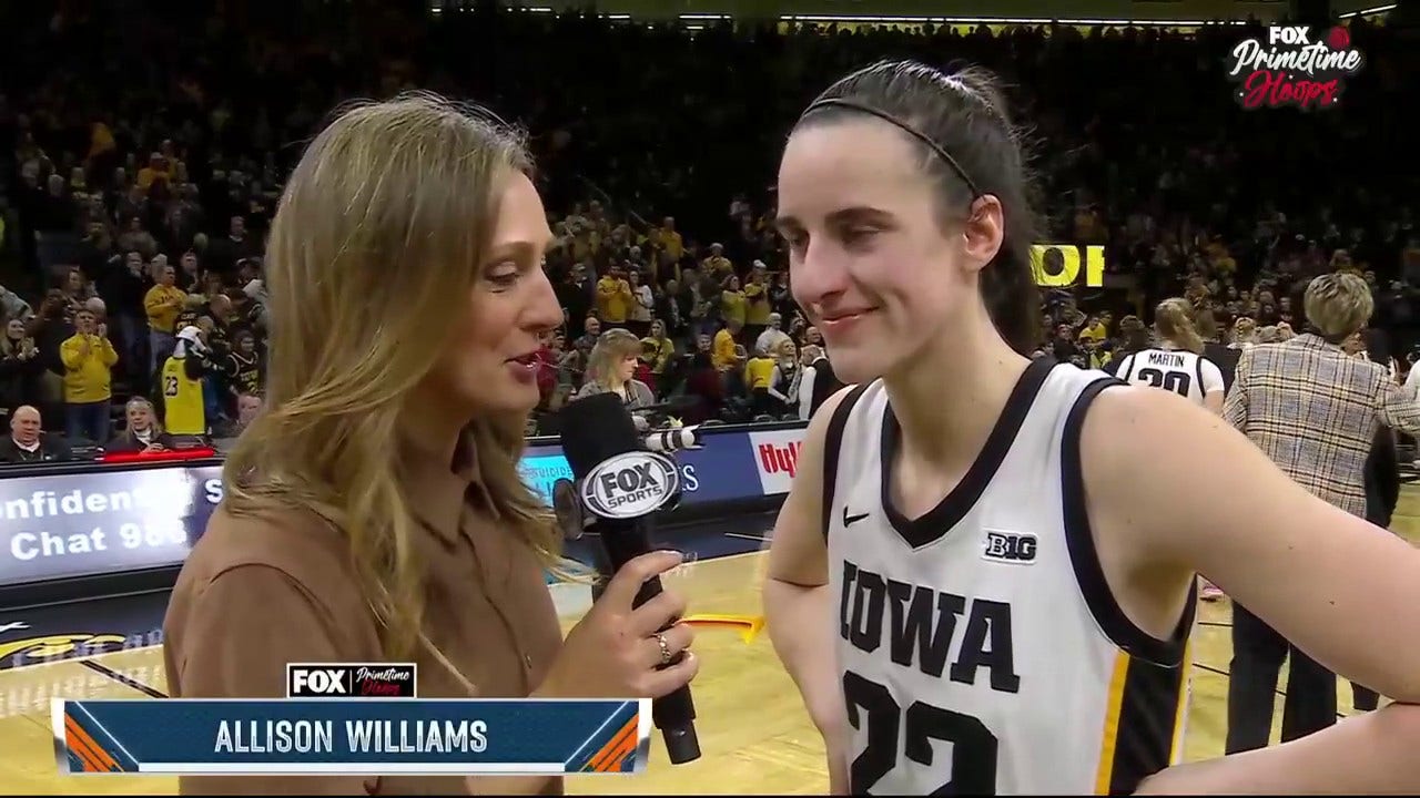‘It was a team win’ – Caitlin Clark reflects on Iowa’s victory over Indiana | CBB on FOX