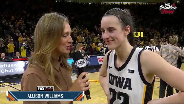 'It was a team win' - Caitlin Clark reflects on Iowa's victory over Indiana | CBB on FOX 