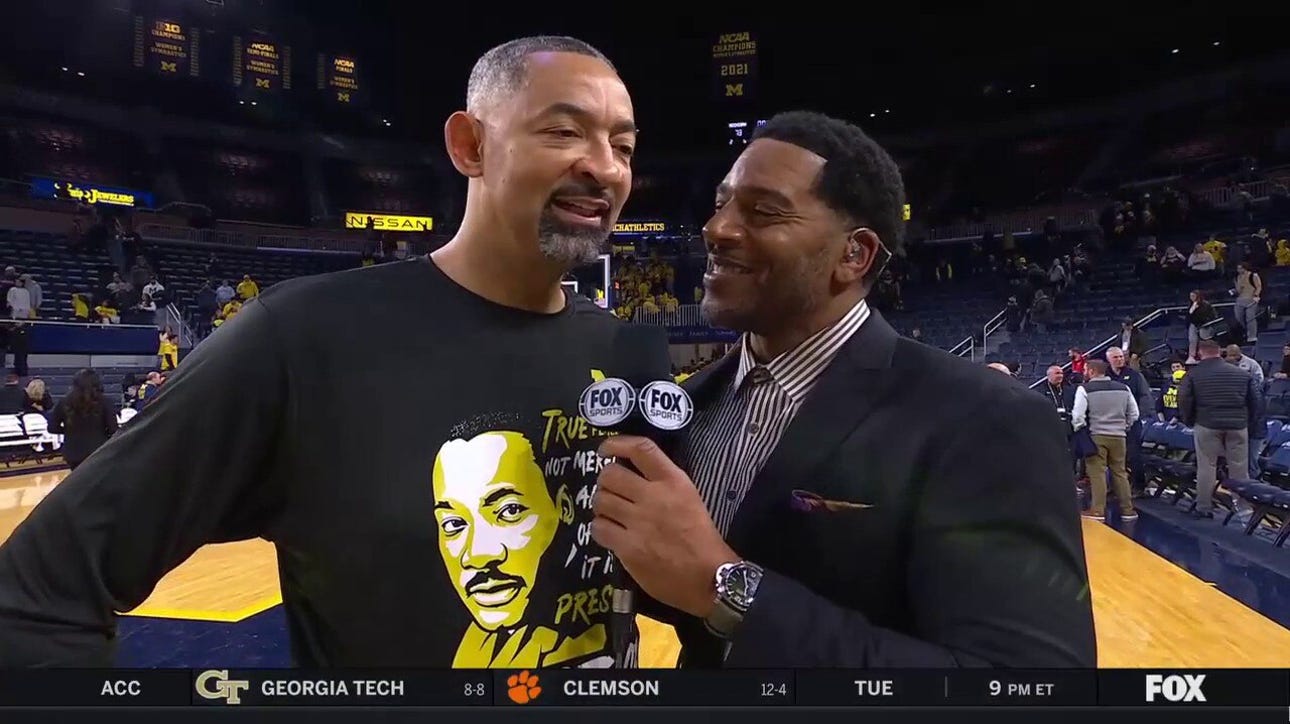 Juwan Howard speaks with Jim Jackson about Michigan's 73-65 win over Ohio State