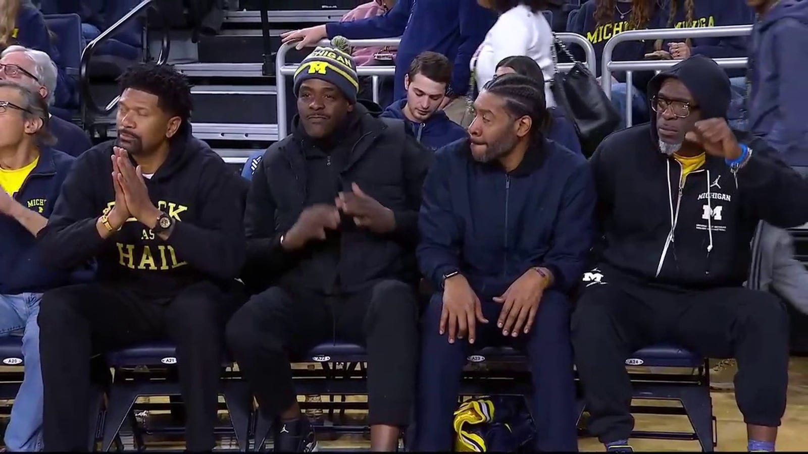 'Fab Five' reunites for first time since 1993 for Michigan's matchup with Ohio State