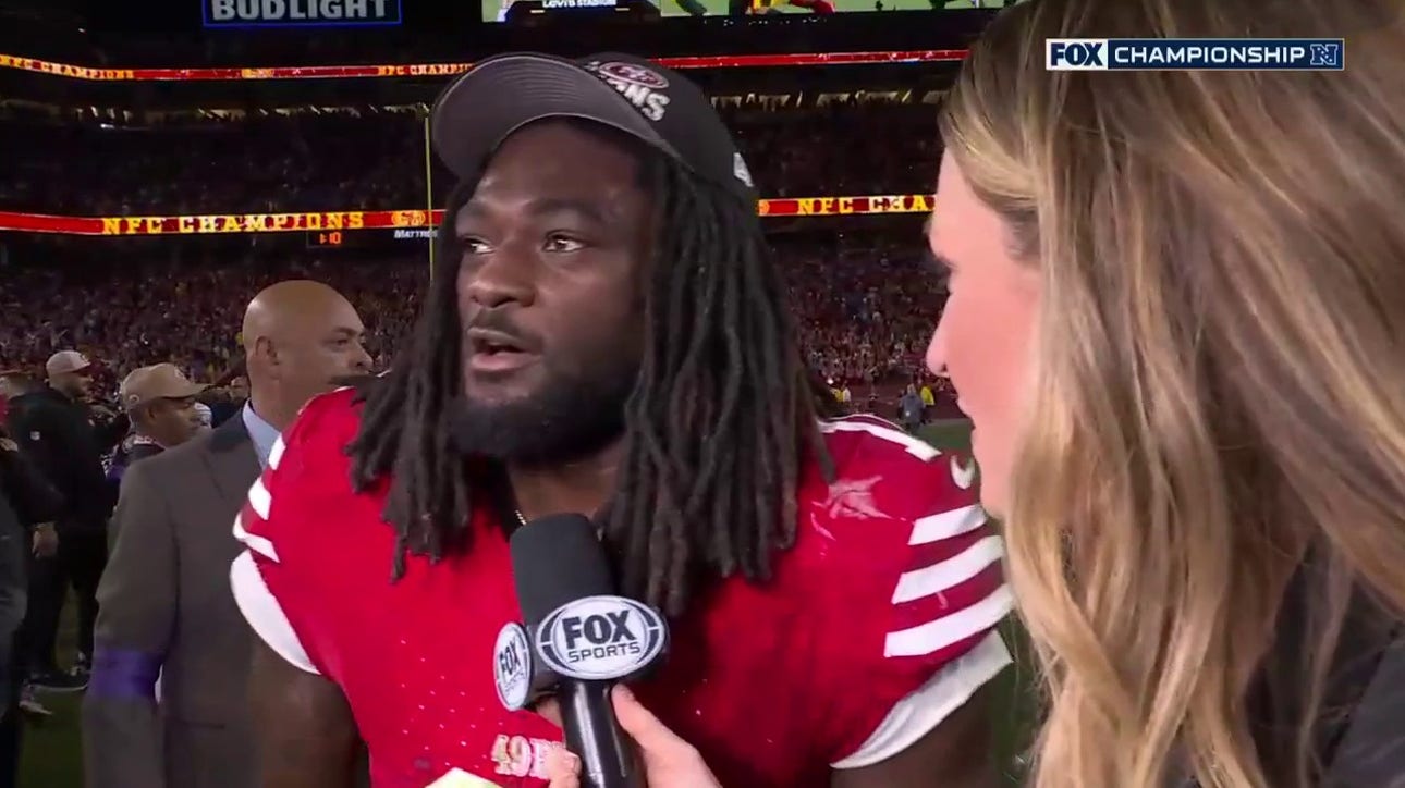 'A ladybug landed on my shoe' – Brandon Aiyuk on incredible catch, 49ers clinching Super Bowl appearance | NFL on FOX