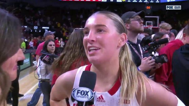 'This is unreal' – Jaz Shelley explains how special upsetting Iowa is in front of a sold out crowd