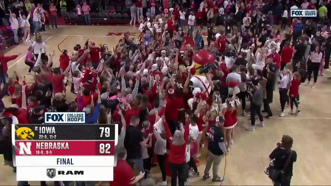 Nebraska puts on a defensive clinic during the final possession to seal an 82-79 upset over No. 2 Iowa