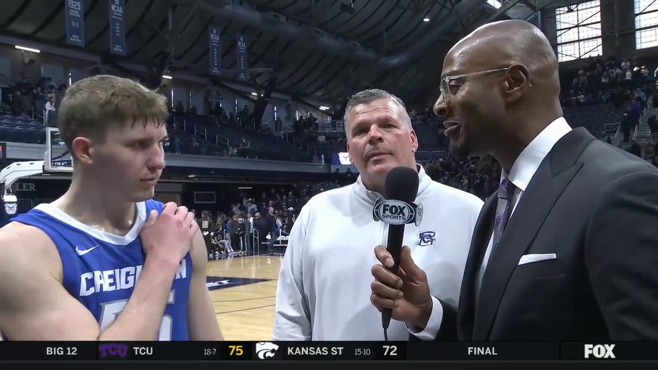 Creighton HC Greg McDermott and guard Baylor Scheierman discuss their dominant win over Butler | CBB on FOX