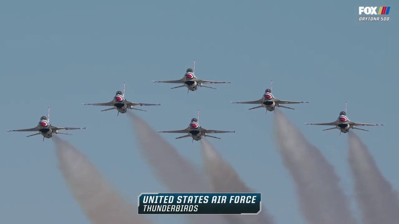 Daytona 500: 82nd Airborne Division performs the National Anthem | NASCAR on FOX
