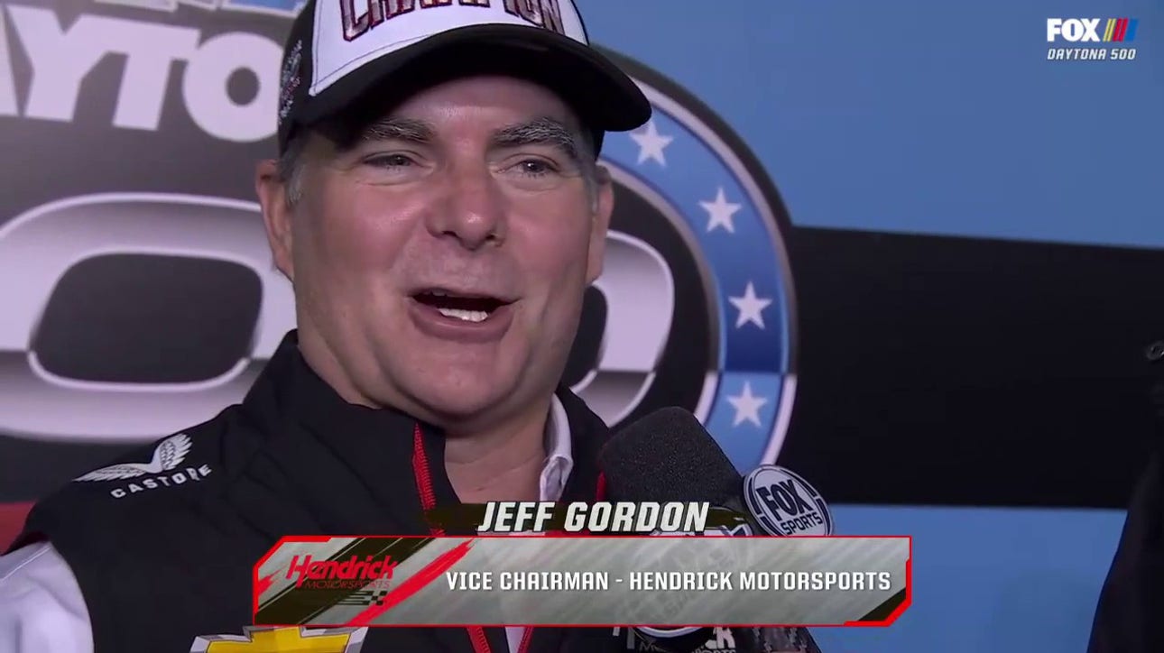 'Couldn't write a better script' — Jeff Gordan & Rick Hendrick on William Byron's Daytona 500 win