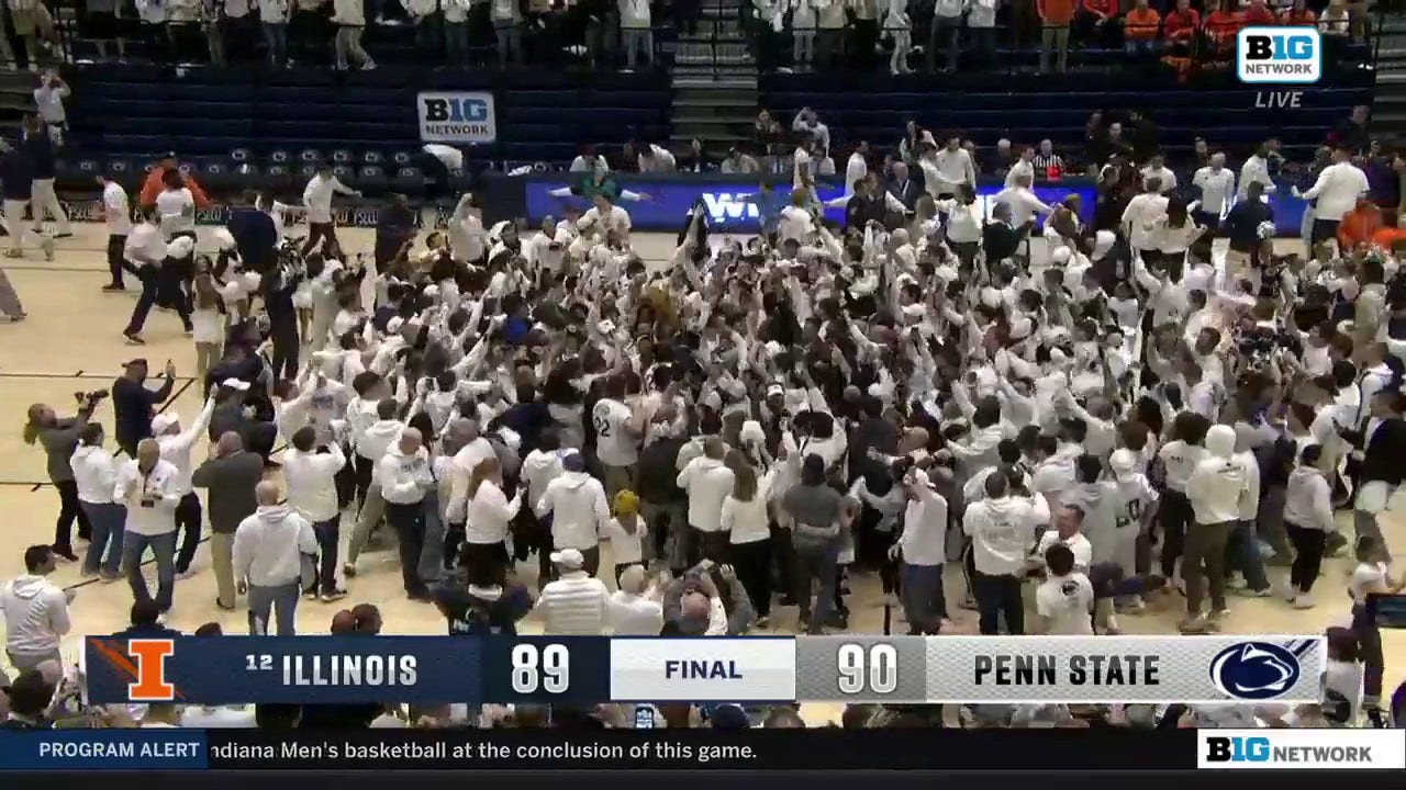Penn State's defense prevails in 90-89 upset over No. 12 Illinois 