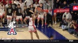 Arizona's Keshad Johnson throws down a thunderous dunk against Washington State