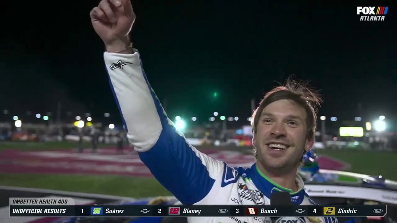 'It was so damn close' - Daniel Suarez after winning the Ambetter Health 400