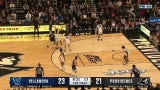 Justin Moore drains a deep 3-pointer to extend Villanova's lead over Providence