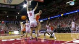 Illinois' Marcus Domask dishes a flashy pass to Ty Rodgers for the tough and-1 against Wisconsin