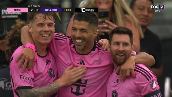 Luis Suarez scores BACK-TO-BACK goals to give Inter Miami a 2-0 lead against Orlando