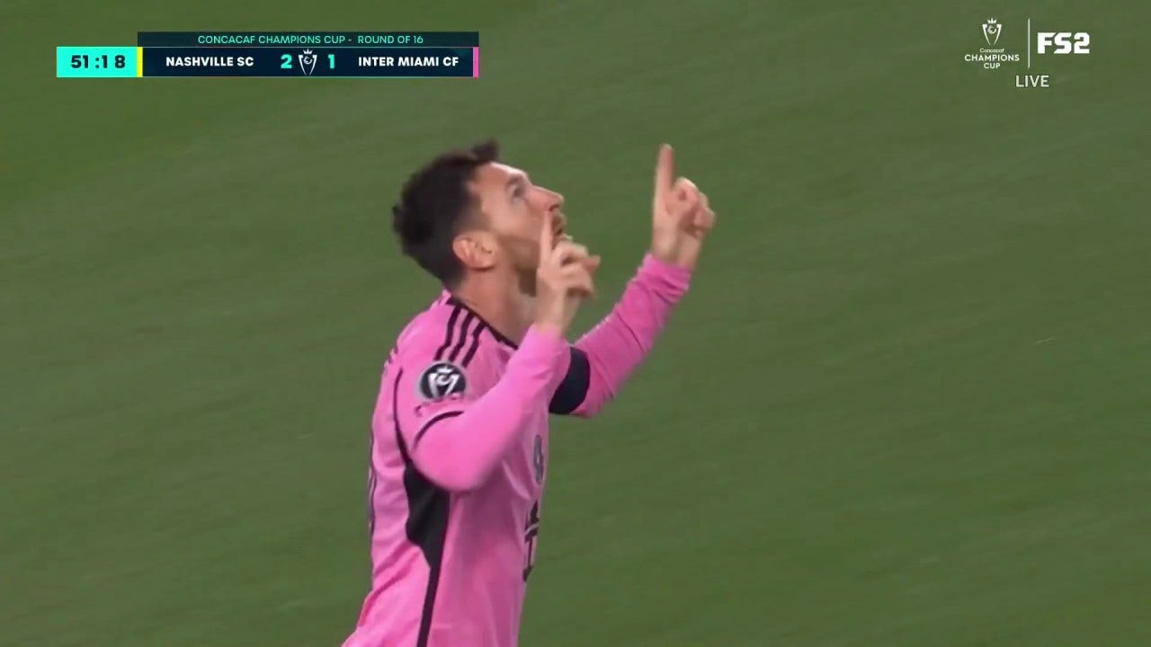 Lionel Messi scores a CLINICAL goal against Nashville SC