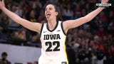 Iowa's Caitlin Clark drains a 3-pointer to break the NCAA Division I record for 3-pointers made in a season