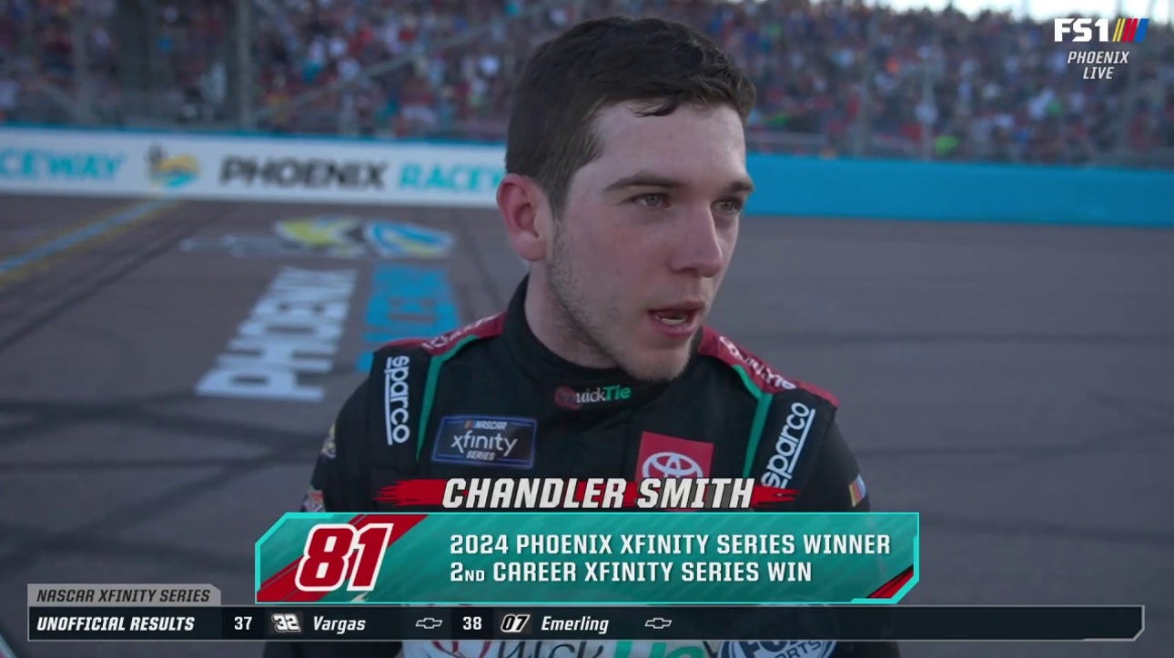 'Let's keep racking them up' – Chandler Smith speaks on getting win at Phoenix | NASCAR on FOX