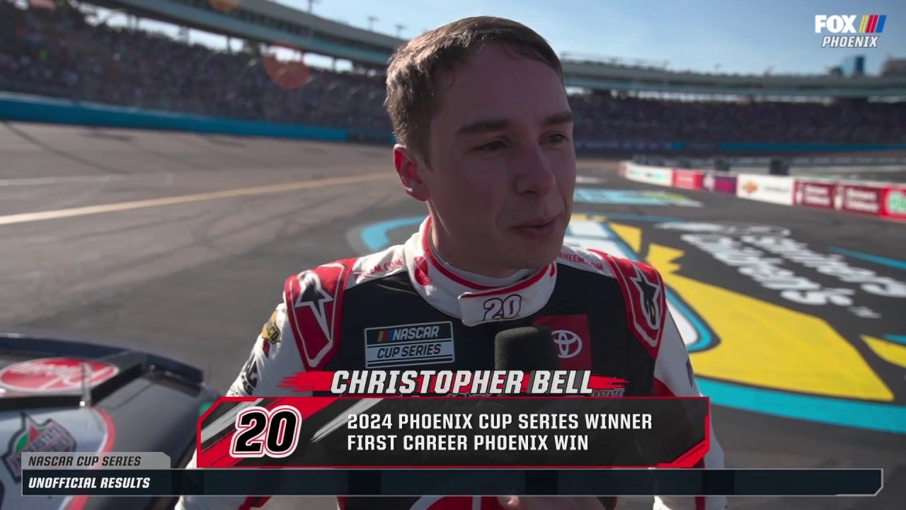'Just super, super proud!' - Christopher Bell reflects on Shriners Children's 500 victory | NASCAR on FOX 