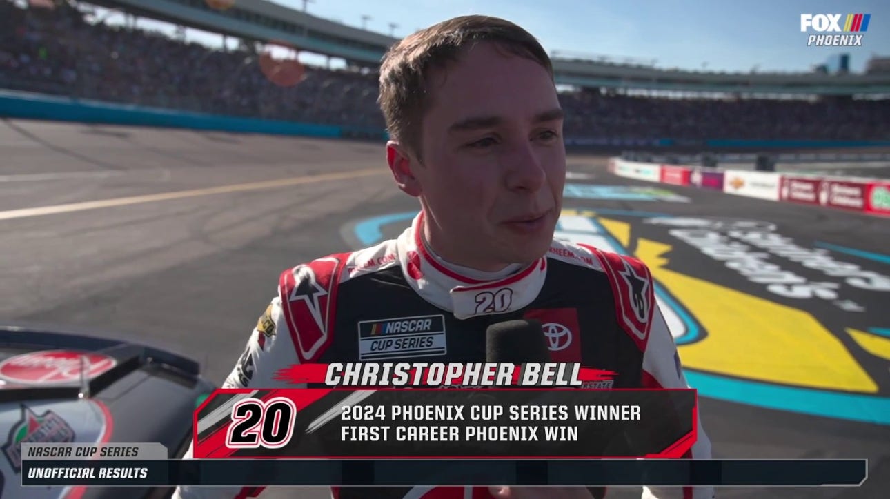 'Just super, super proud!' - Christopher Bell reflects on Shriners Children's 500 victory | NASCAR on FOX 
