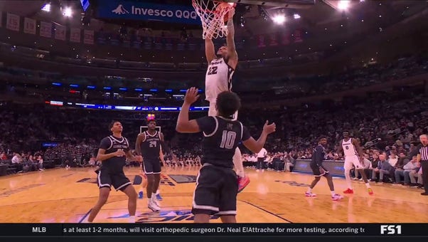 Providence's Devin Carter throws down a NASTY alley-oop jam vs. Georgetown