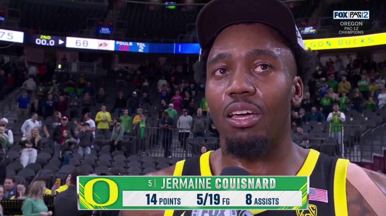 'I've been dreaming all my life about this' — Oregon's Jermaine Couisnard on winning the Pac-12 championship