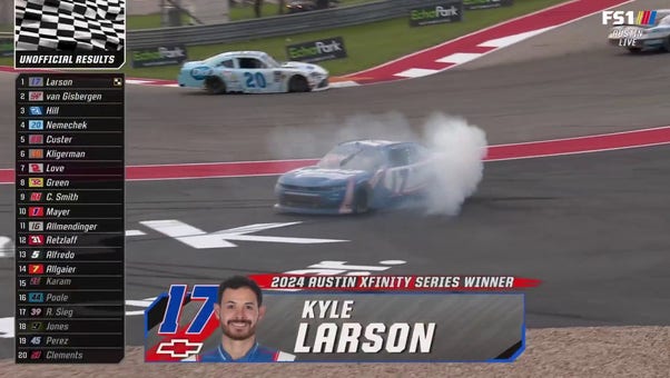 FINAL LAP: Kyle Larson wins the NASCAR Focused Health 250