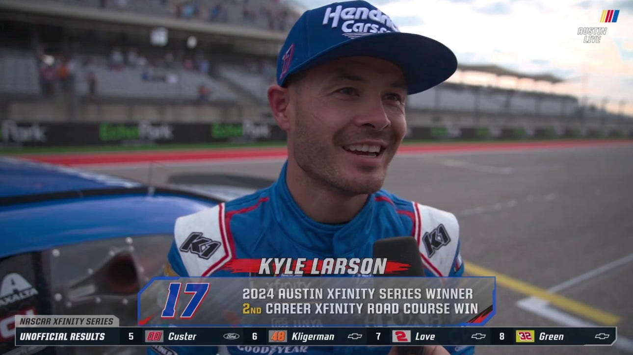 'It feels really special' – Kyle Larson on winning Focused Health 250 | NASCAR on FOX