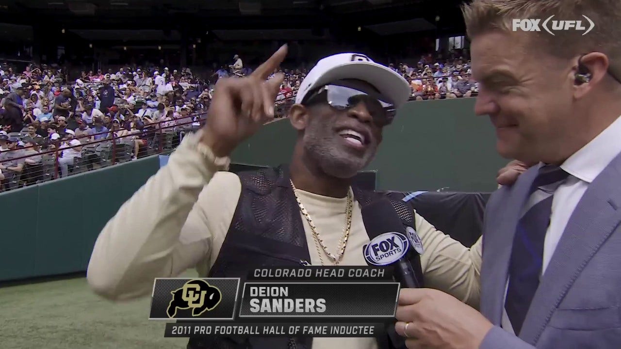 'I absolutely love it' – Deion Sanders shares his thoughts on the UFL during the 2024 season opener