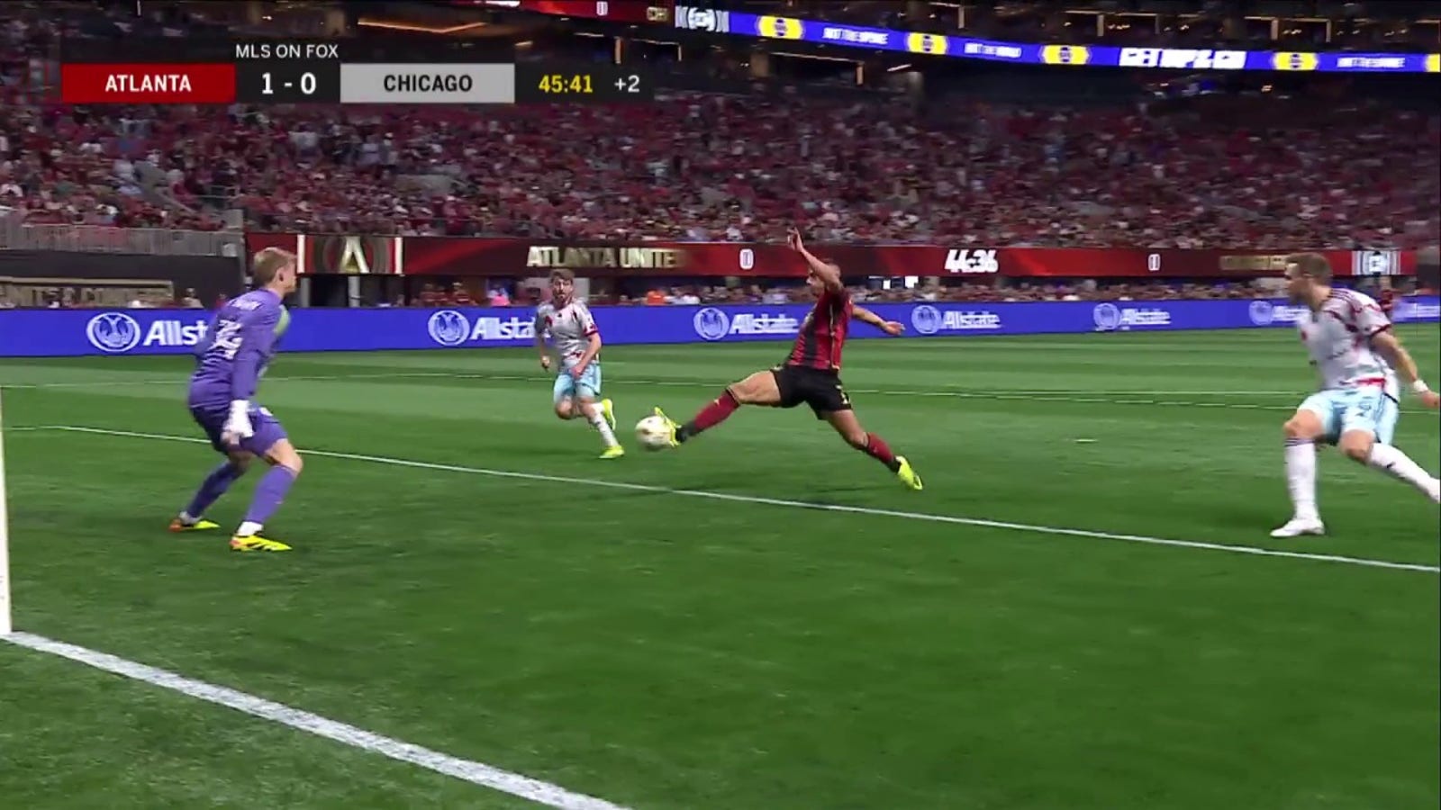 Giorgos Giakoumakis finds the back of the net for Atlanta United FC vs. Chicago Fire FC