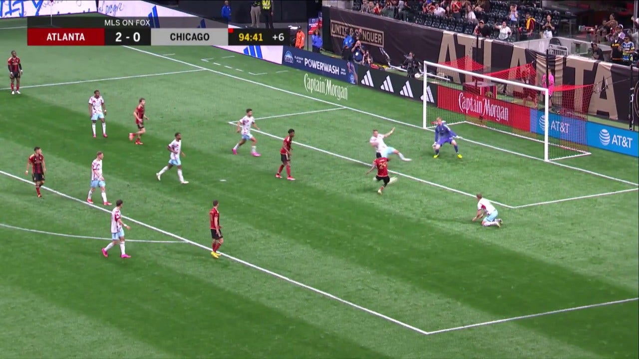 Jamal Thiare finds the back of the net to put a bow on Atlanta United FC's 3-0 win over Chicago Fire FC