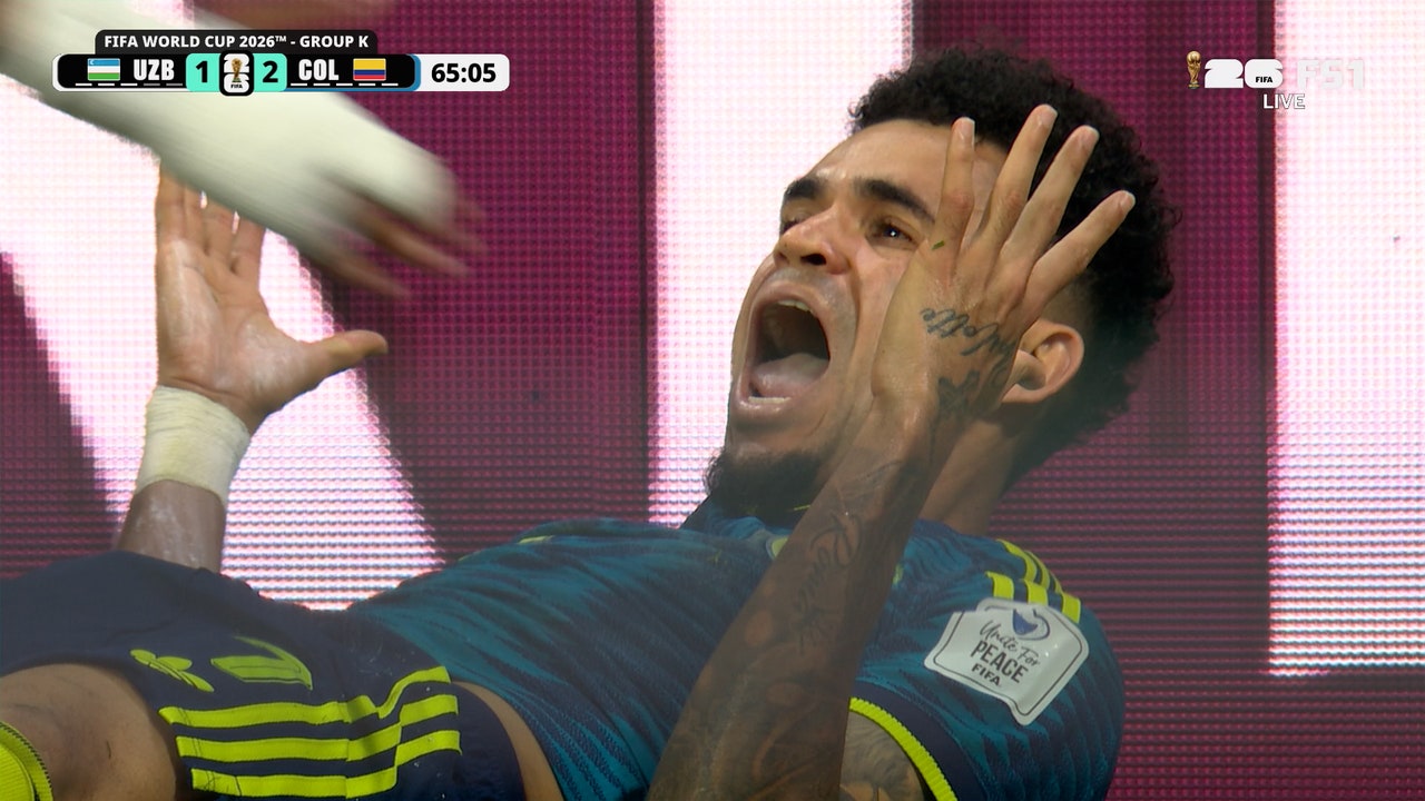 Colombia's Luis Díaz responds quickly with goal, taking lead vs Uzbekistan | 2026 FIFA World Cup™