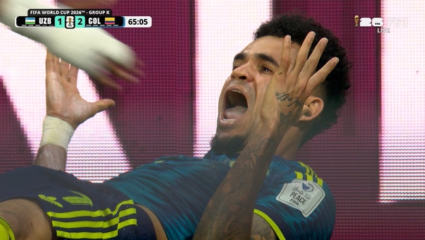 Colombia's Luis Díaz responds quickly with goal, taking lead vs Uzbekistan | 2026 FIFA World Cup™