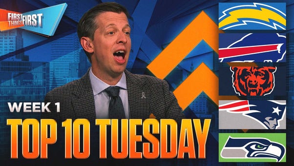 Bears, Patriots among Top 10 teams in NFL entering Week 1, Who is the best team in the NFL? | FTF