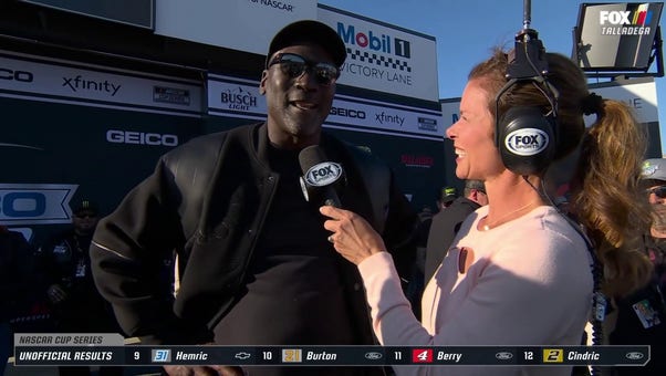 'I'm all in' — Michael Jordan on Tyler Reddick's victory at Talladega and what it means to win