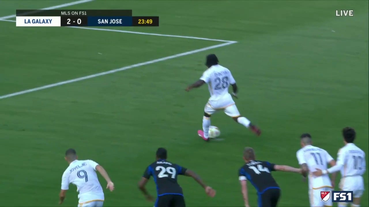 Joseph Paintsil's penalty strike helps L.A. Galaxy grab a 2-0 lead over San Jose Earthquakes