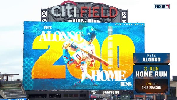 Mets' Pete Alonso smashes a two-run homer, the 200th of his career vs. the Cardinals