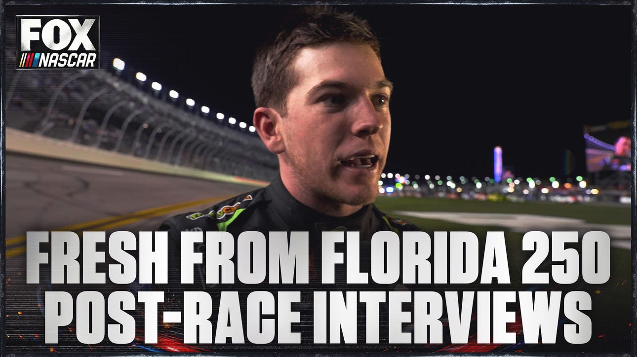 Chandler Smith on WILD finish to win Fresh From Florida 250 😤 NASCAR on FOX