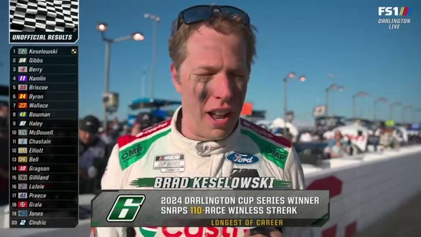'A heck of a day' – Brad Keselowski speaks on winning Goodyear 400 at Darlington | NASCAR on FOX