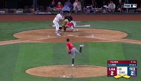 Nathaniel Lowe gets plunked with bases loaded, walking in the winning run for the Rangers 