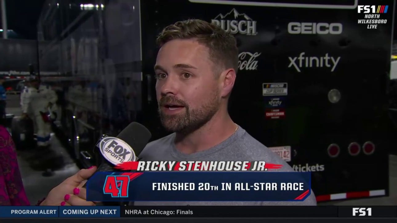  'He doesn't run as well as he used to' - Ricky Stenhouse Jr. after fight with Kyle Busch at All-Star race