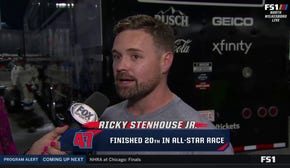  'He doesn't run as well as he used to' - Ricky Stenhouse Jr. after fight with Kyle Busch at All-Star race