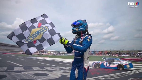 FINAL LAPS: Chase Elliott takes the checkered flag in Charlotte to win BetMGM 300 | NASCAR on FOX
