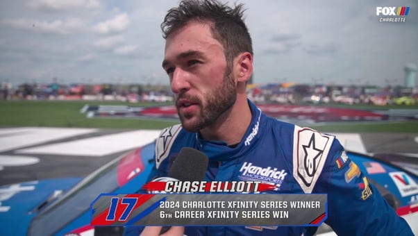'Super special win' - Chase Elliott after winning the BetMGM 300 from Charlotte