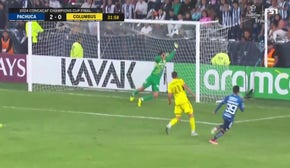 Miguel Rodriguez's magnificent strike gives Pachuca a 2-0 lead over Columbus